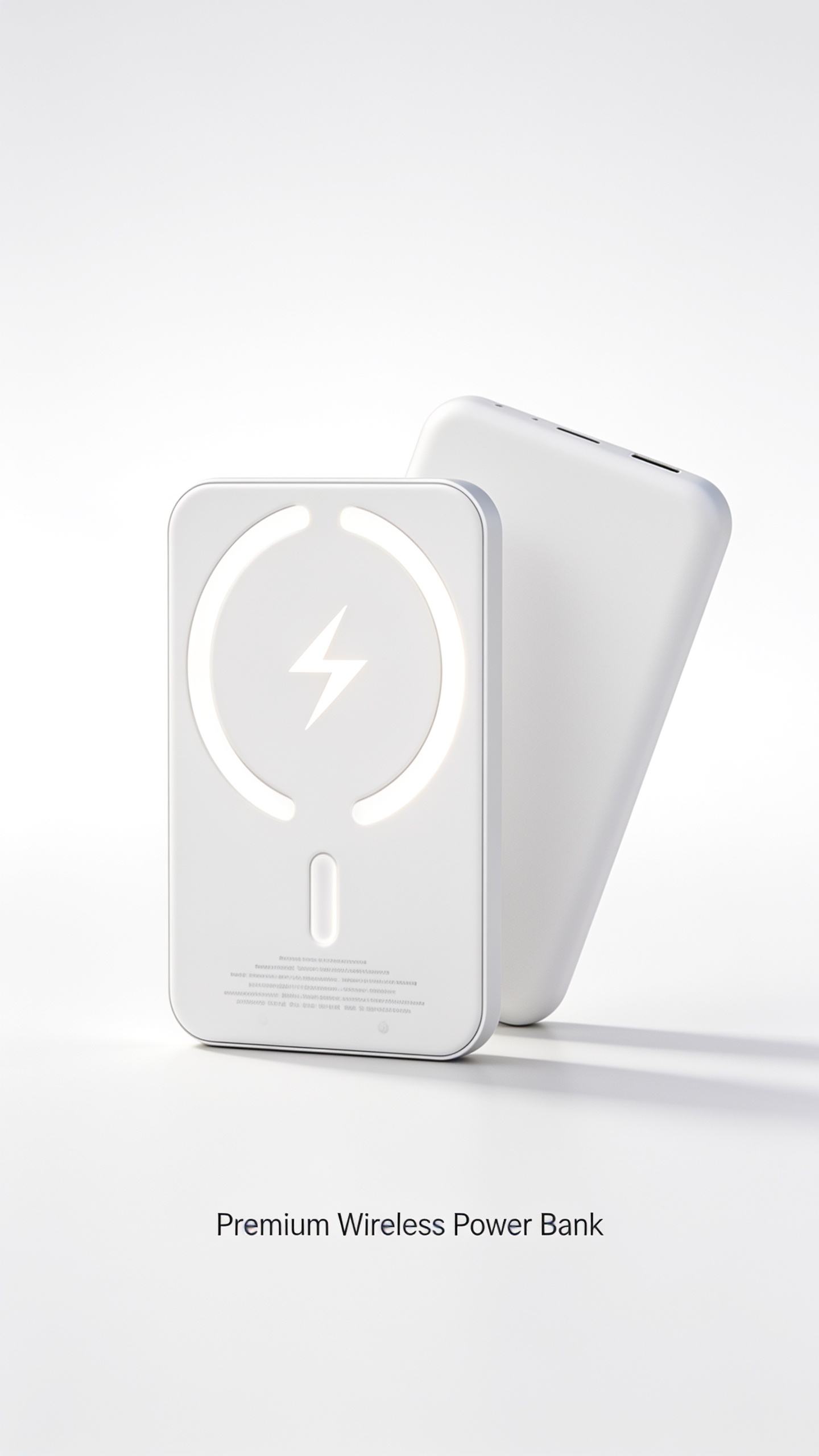 AI generated premium wireless power bank ad